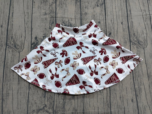 Pre order maroon go team athletic skort
