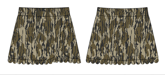 presale GLK0172 Baby Girls Olive Camo Southern Yoga Skirts Bottom  D 1103