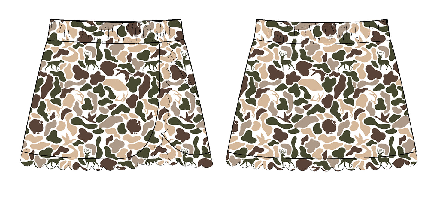 presale GLK0176 Baby Girls Ducks Dogs Deer Camo Southern Yoga Skirts Bottom  D 1103