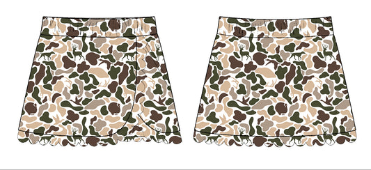 presale GLK0176 Baby Girls Ducks Dogs Deer Camo Southern Yoga Skirts Bottom  D 1103