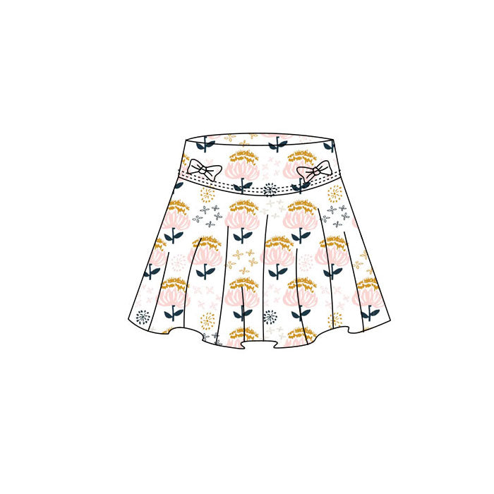 presale GLK0181  Baby Girls Bows Flowers Yoga Skirt Shorts Bottom  D 1118