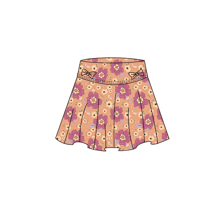 presale GLK0183  Baby Girls Flowers Bows Yoga Skirt Shorts Bottom  D 1119
