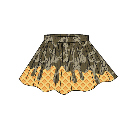 Pre order camo drip athletic skort