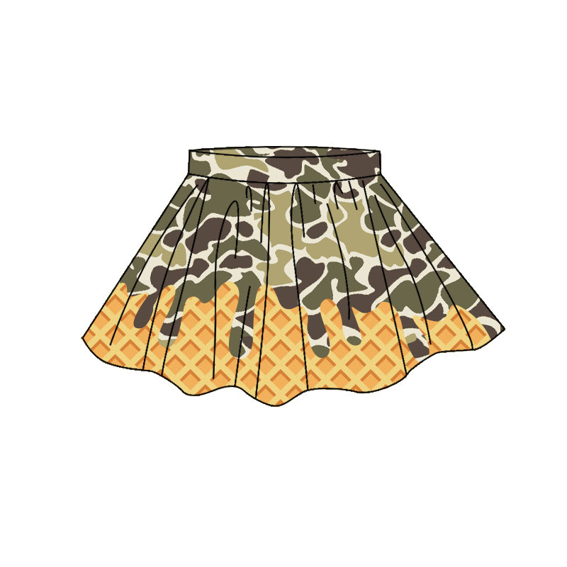 Pre order camo drip athletic skort