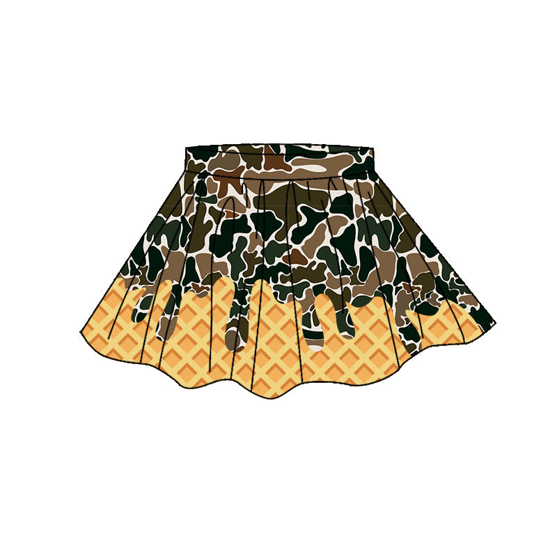 Pre order camo drip athletic skort