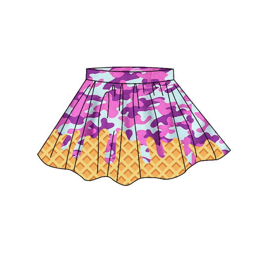 Pre order camo drip athletic skort