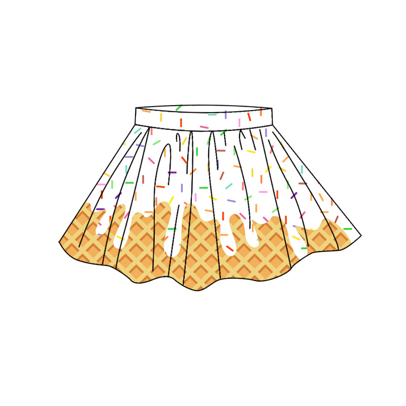 Pre order sprinkle drip athletic skort