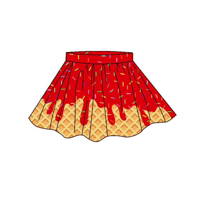 Pre order sprinkle drip athletic skort