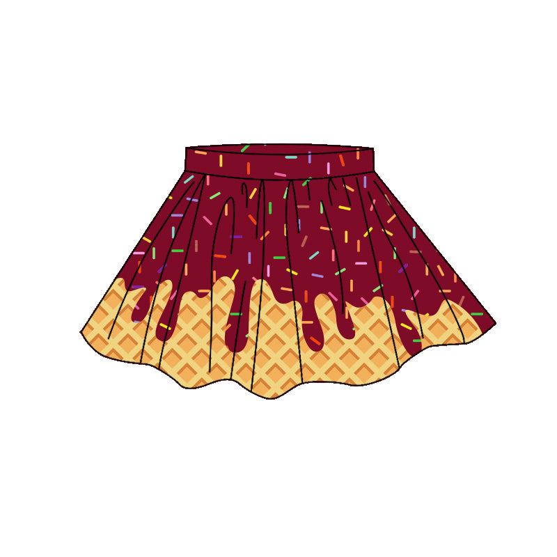 Pre order sprinkle drip athletic skort