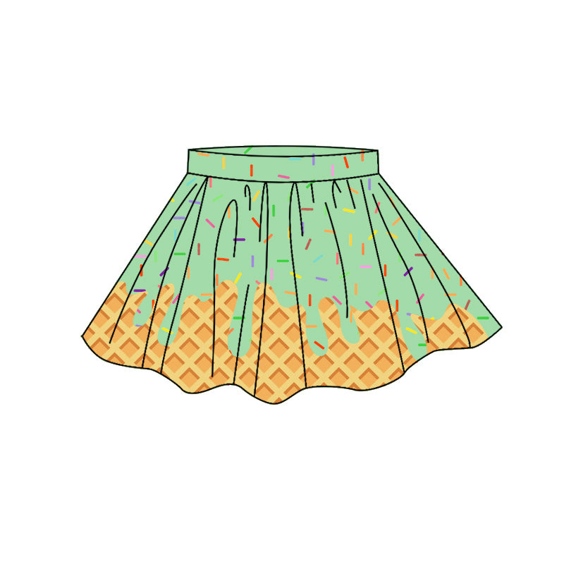Pre order sprinkle drip athletic skort