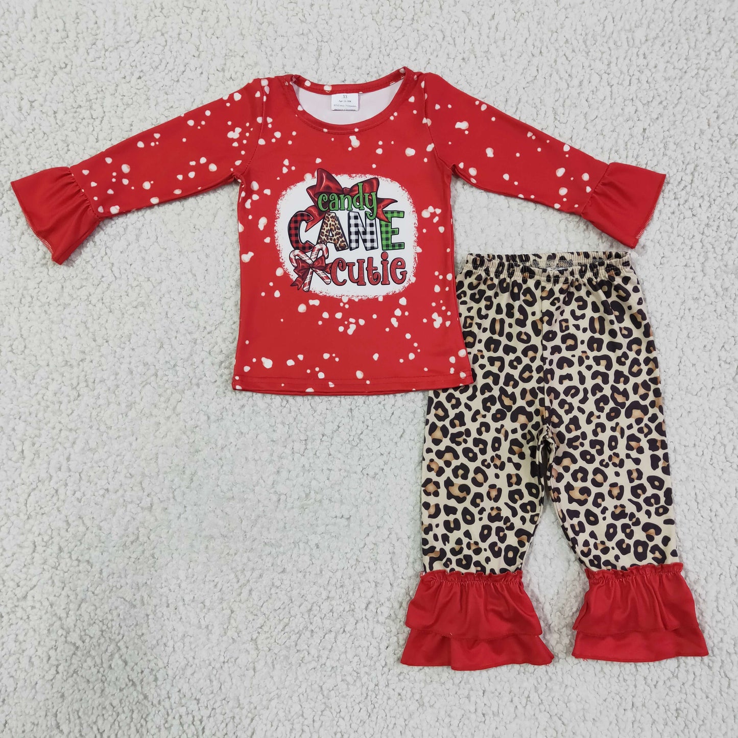 GLP0329 Baby Girls Christmas Candy Cute pants sets  D 1209