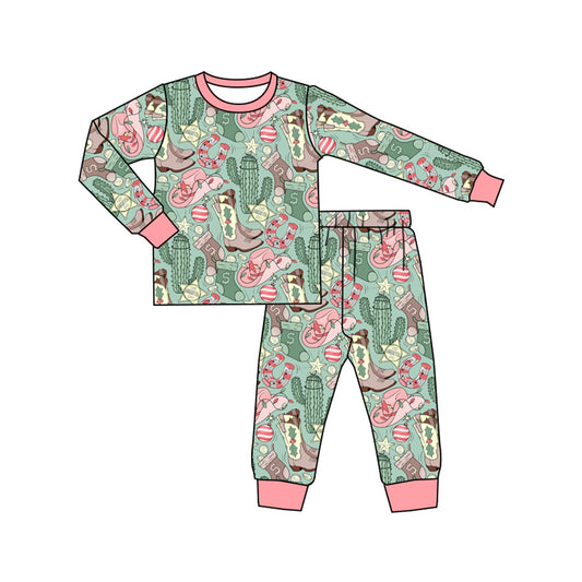 presale GLP1706 Cactus Boots Long Sleeve Long Pants Pajama Set 2024 7.29