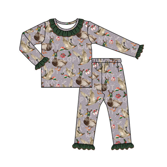 presale GLP1712 Duck Gift Lace Long Sleeve Long Pants Pajama Set 2024 7.30