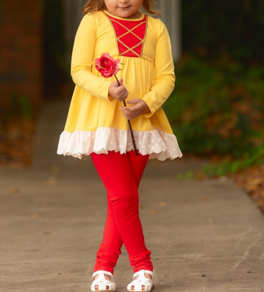 presale GLP1821 Lace Yellow Long Sleeve Red Pants Suit 2024 8.17