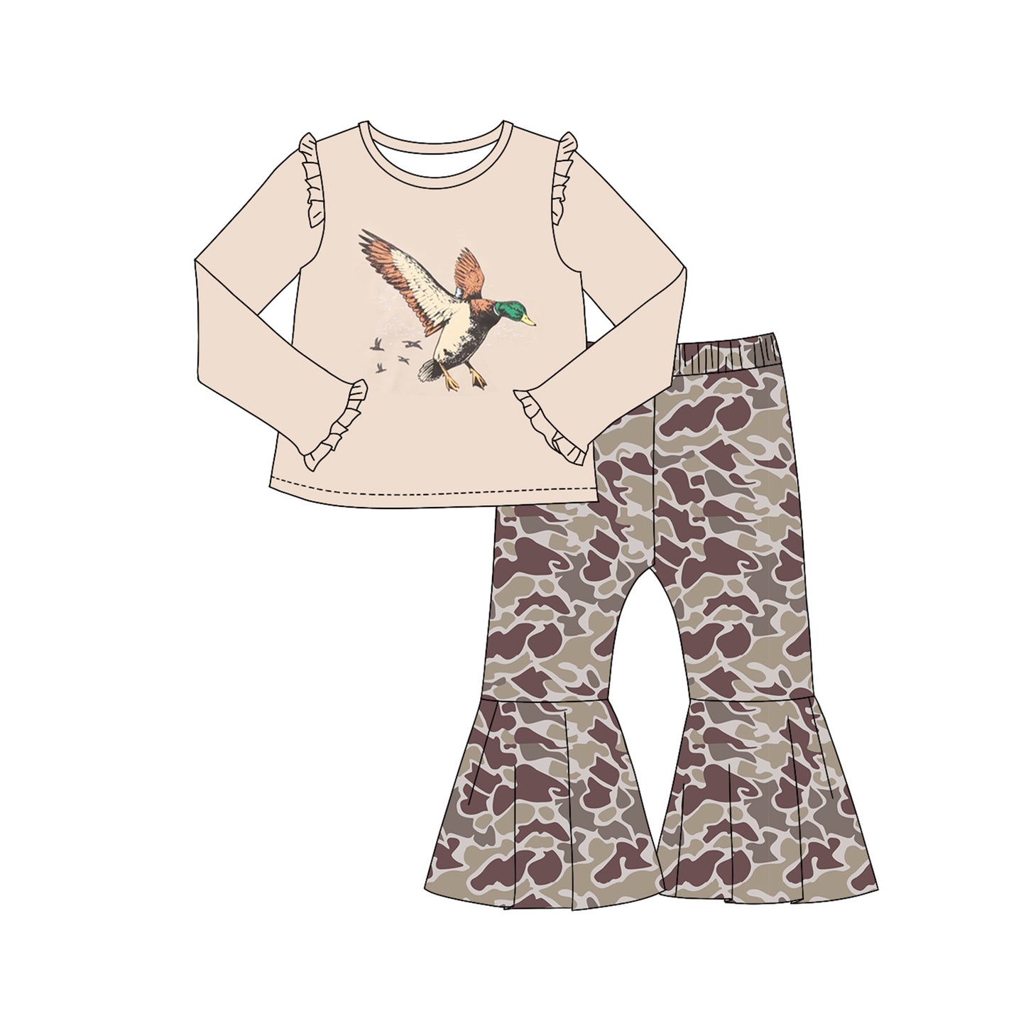 presale GLP2004 Duck Light Lace Long Sleeve Camouflage Trousers Set 2024 9.13