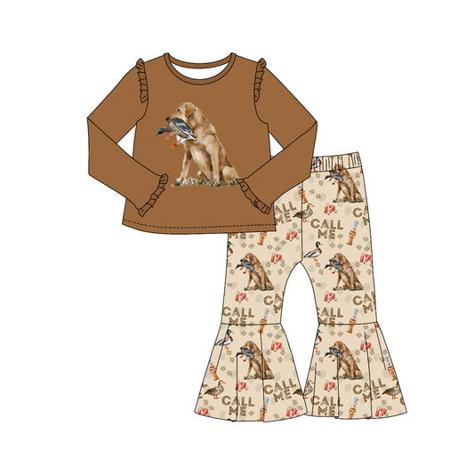 presale GLP2021  Duck Puppy Brown Lace Long Sleeve Pants Set  2024 9.16