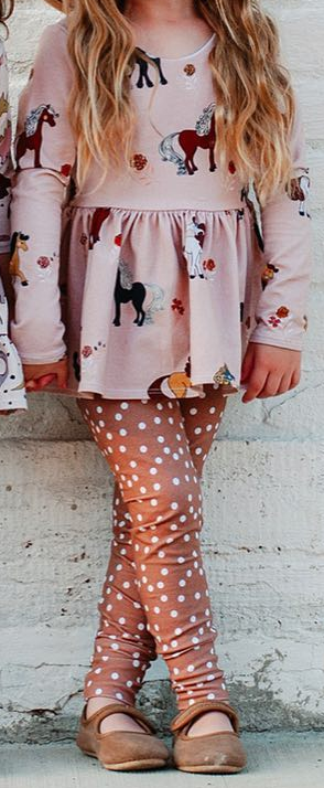 presale GLP2072 Pony pink long sleeve polka dot brown trousers suit 2024 9.20