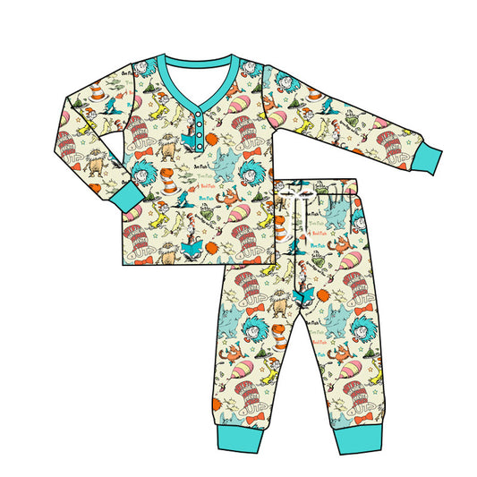 presale GLP2282 Adult female blue green long sleeve long pants pajamas set 2024 11.27