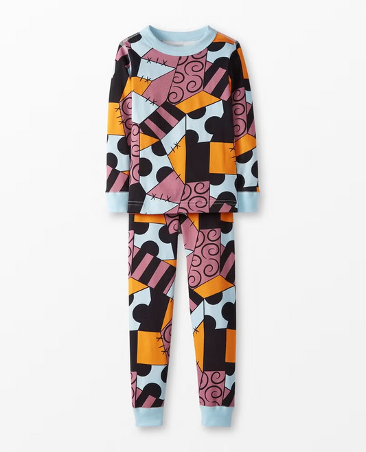 presale GLP2673  Baby Girls Colorful Pies Plaid Top Pant Fall Pajamas Set D 7.29