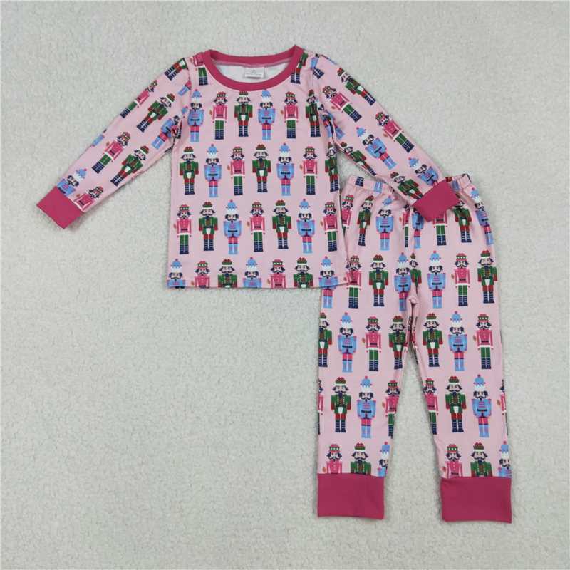 Sibling Baby Boys Girls Soldiers Checked Christmas Ruffle Knee Length Dress Pajamas Se Rompers   D 925