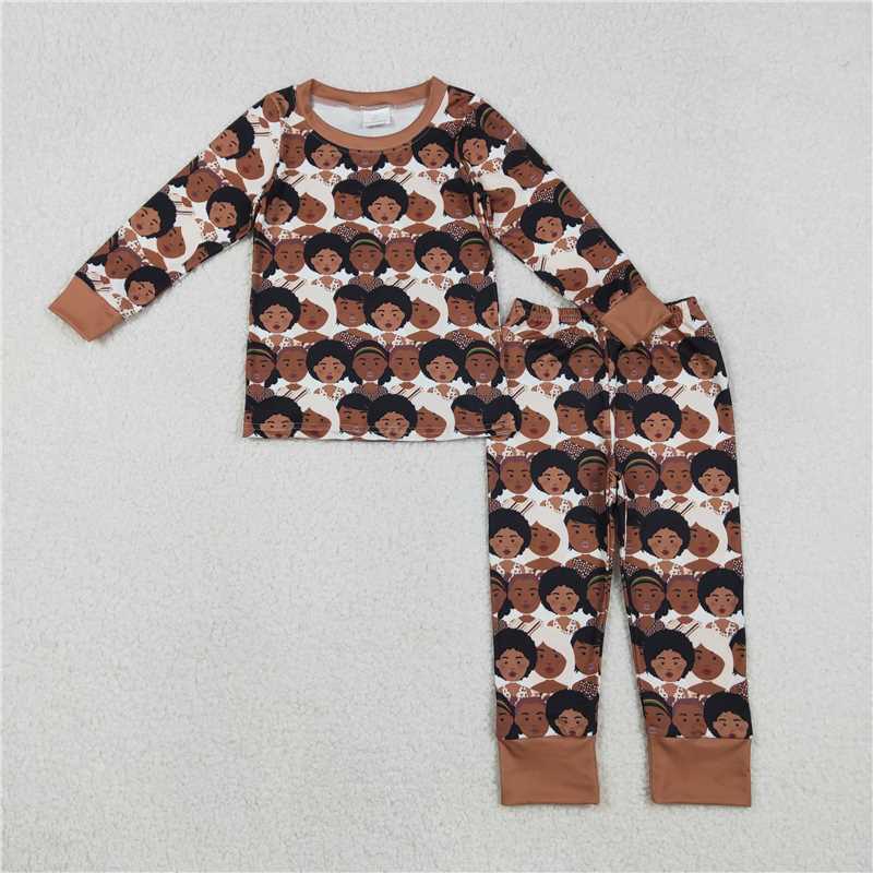 Sibling Baby Girls Black History Pants Pajamas Set Zipper Convertible Rompers  D 1211
