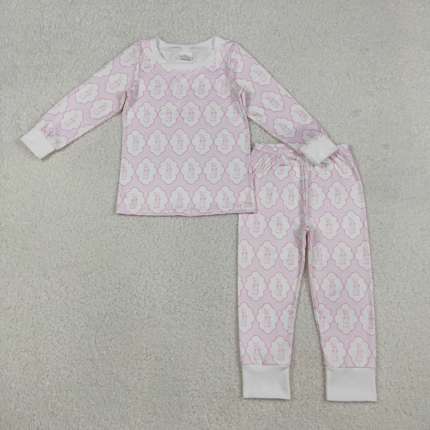 Sibling Rabbit Pajamas Set