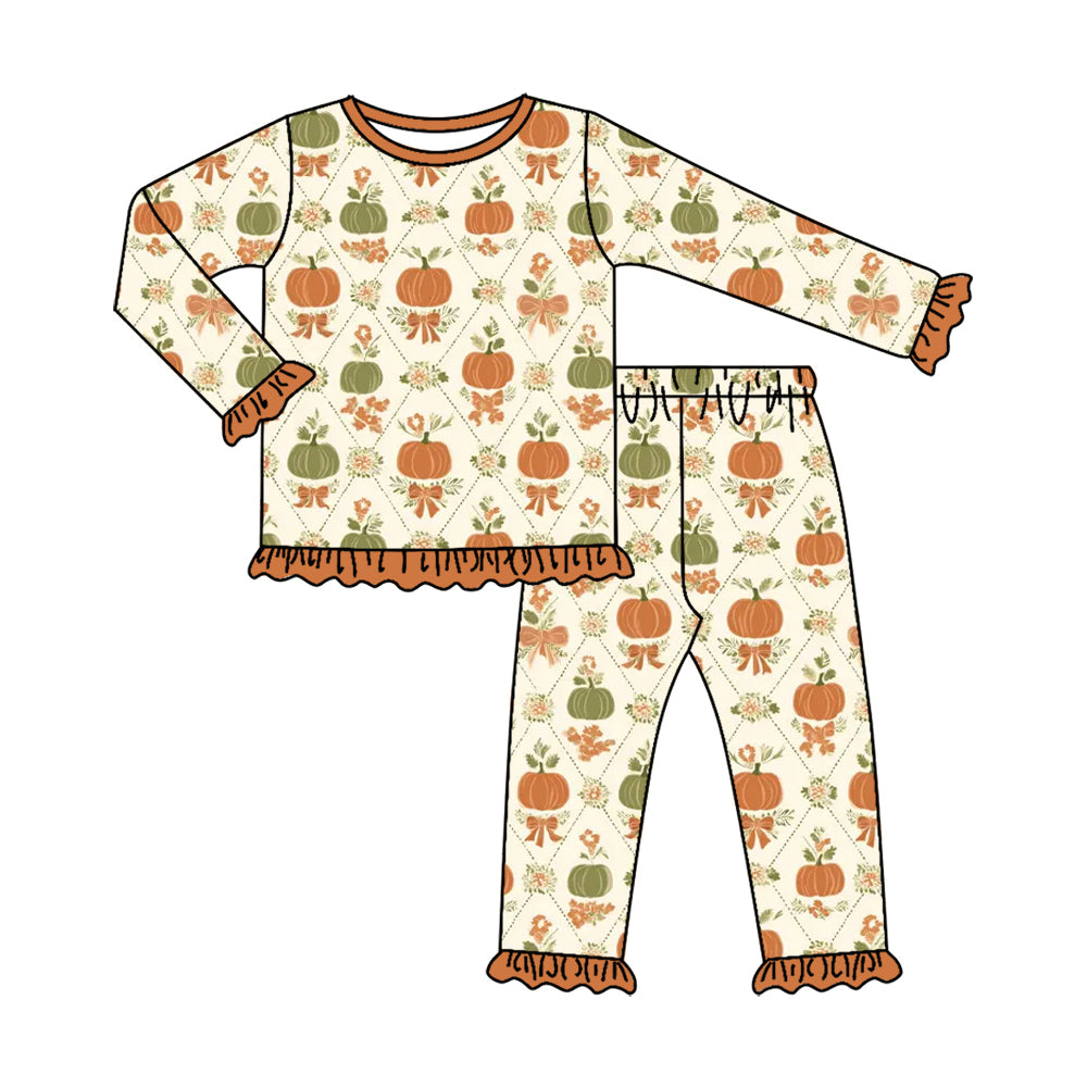 Pre order pumpkin pajama set
