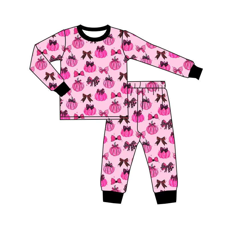 Pre order October pumpkin pajama set