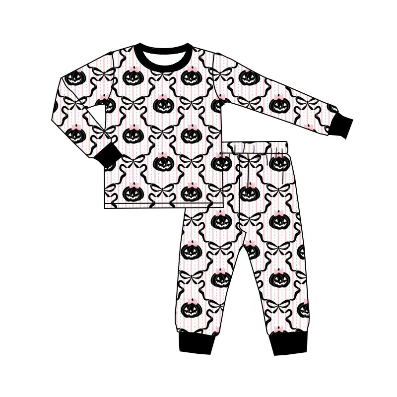 Pre order halloween pumpkin pajama set