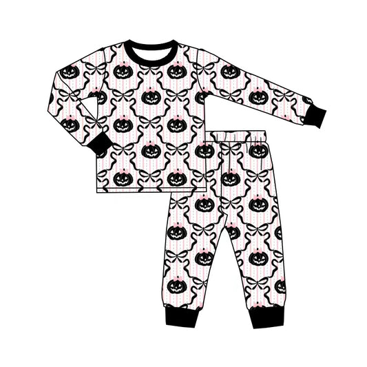 Pre order halloween pumpkin pajama set