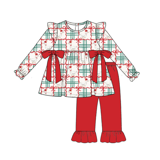 Pre order christmas silly goose ruffle pants set