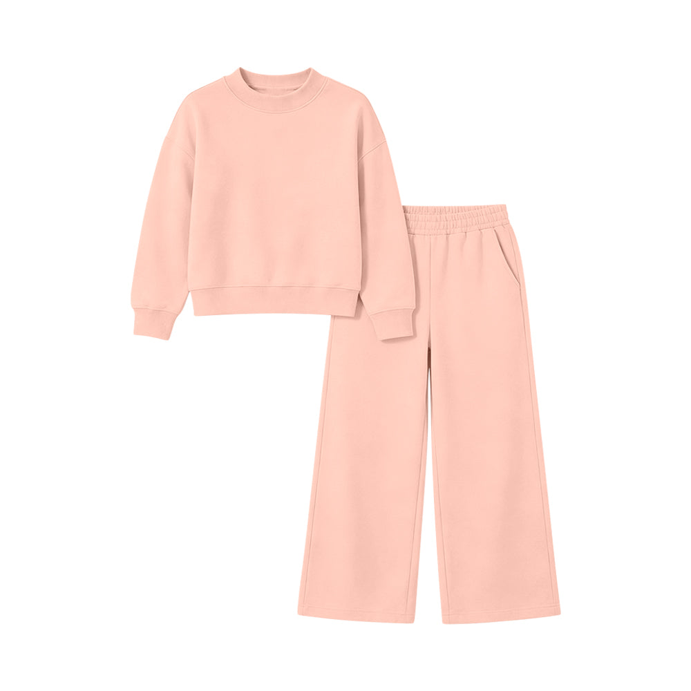 Pre order plain sweatshirt pants set