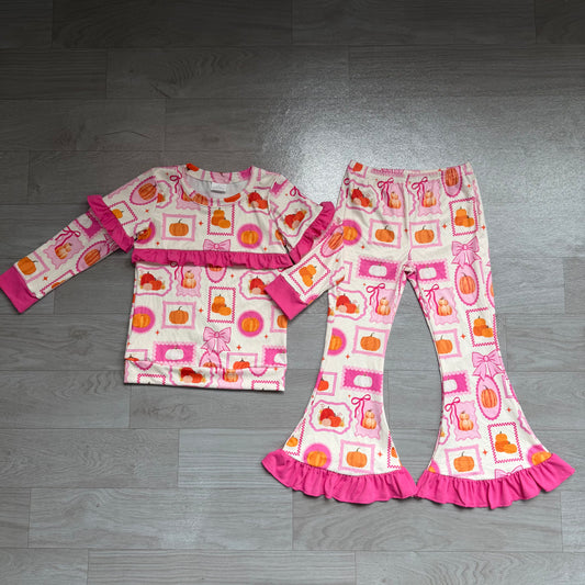 Pre order pumpkin patch shirt pants set