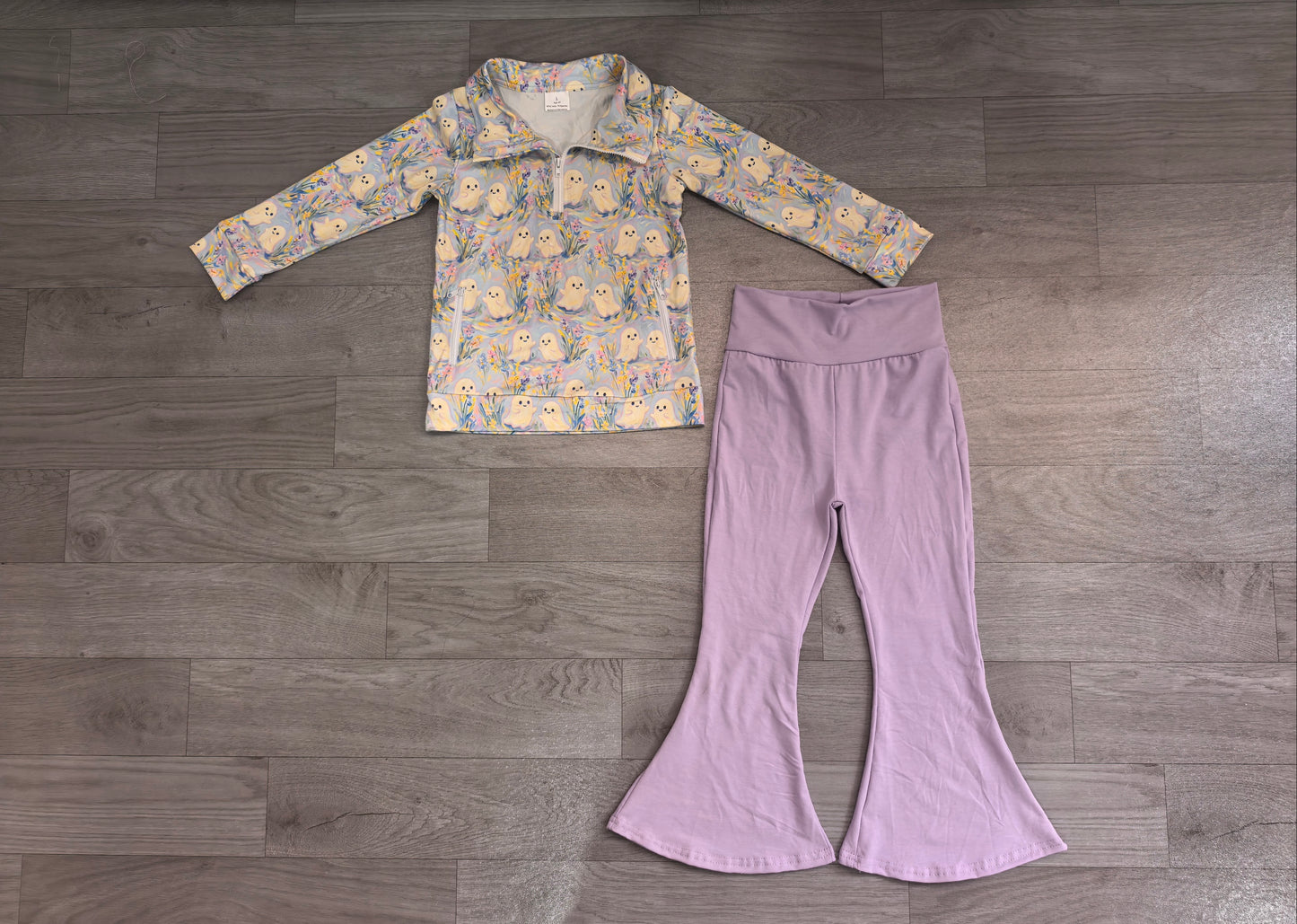 Pre order boo ghost zip pullover belle set