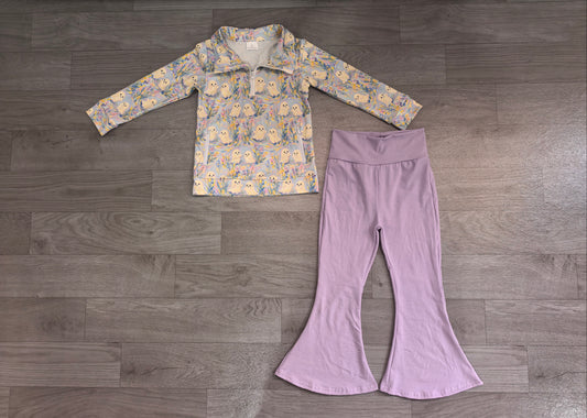 Pre order boo ghost zip pullover belle set