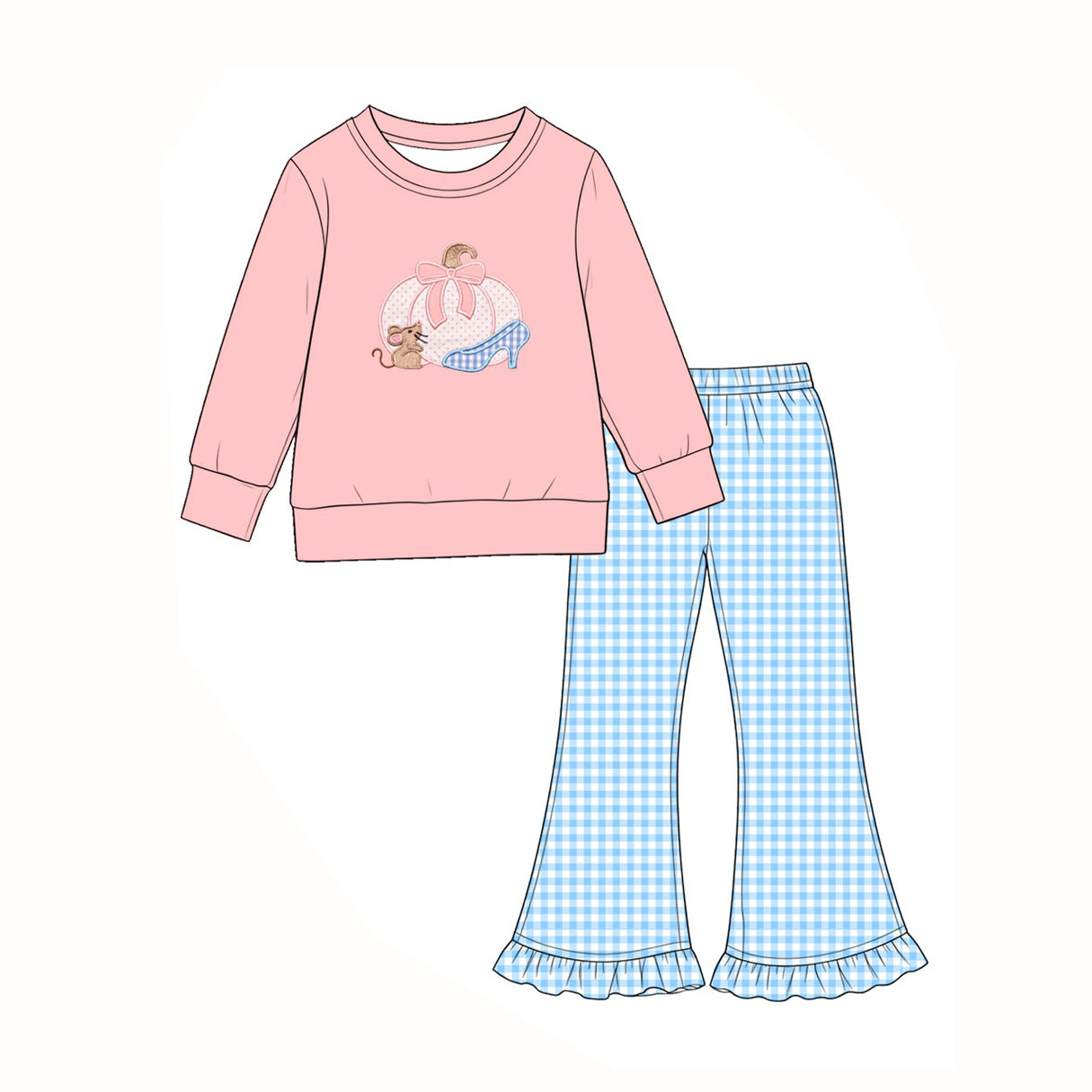 Pre order princess pumpkin sibling girl clothing