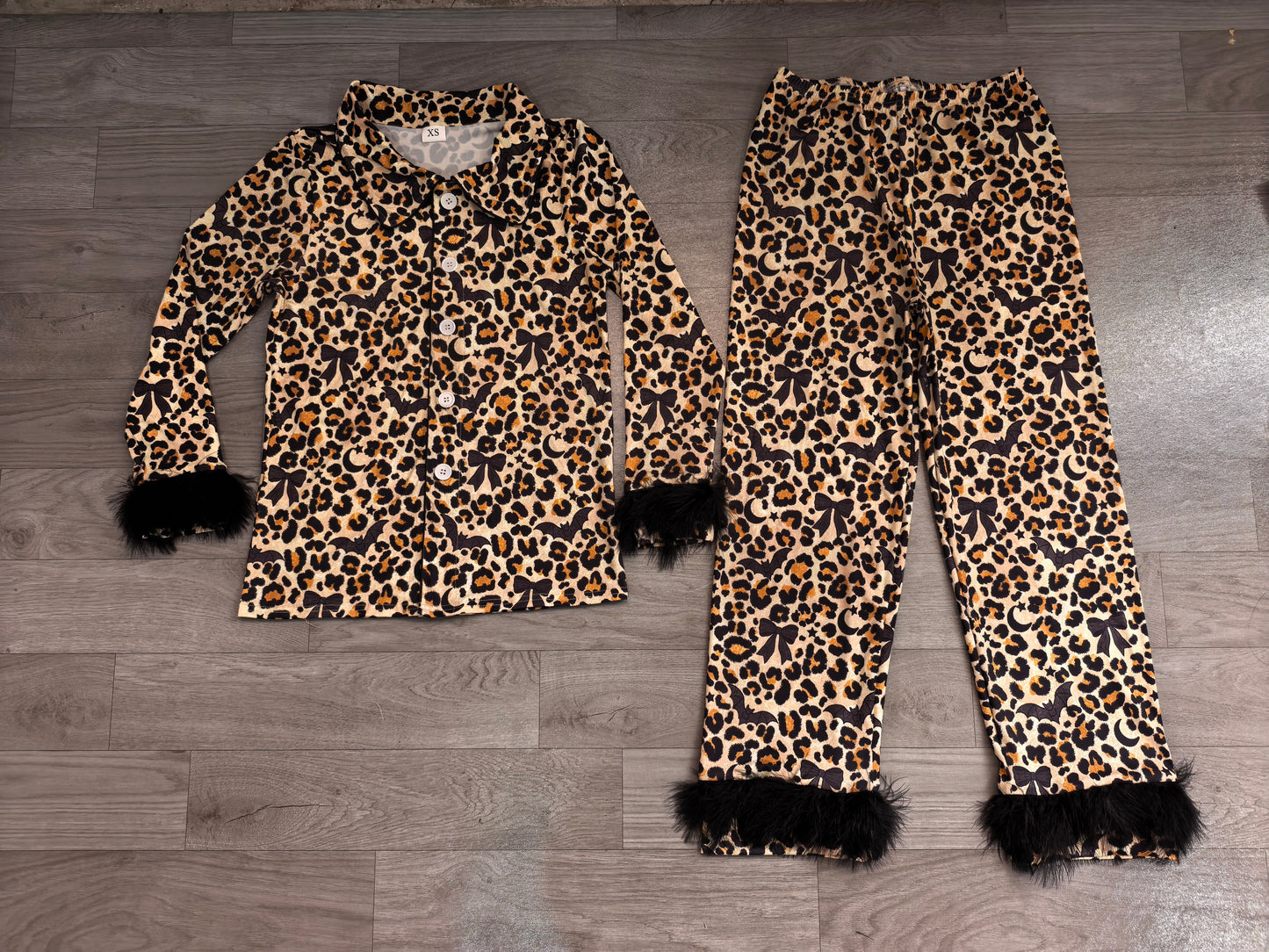 Pre order leopard family pajamas
