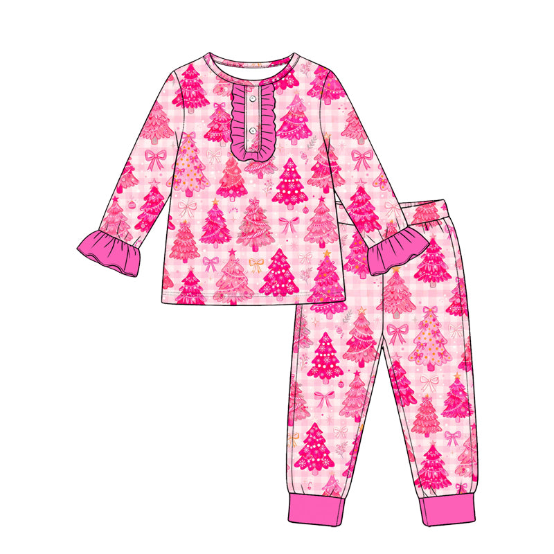 Pre order pink christmas tree sibling clothing