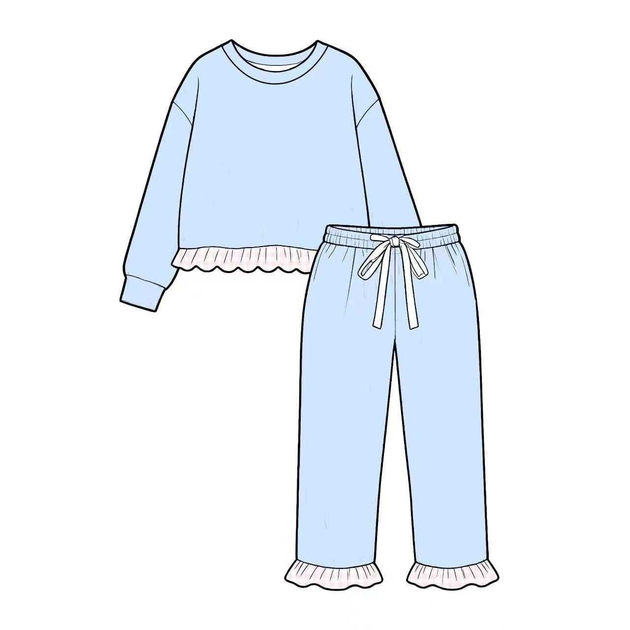 Pre order solid outfit girls clothing