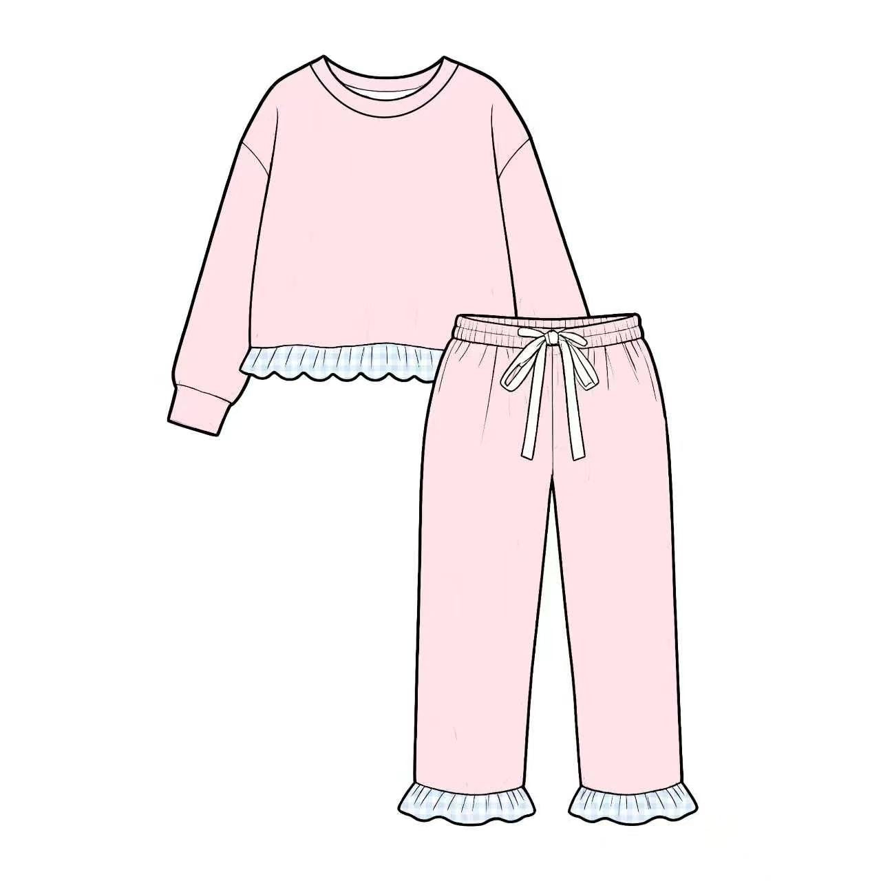 Pre order solid outfit girls clothing