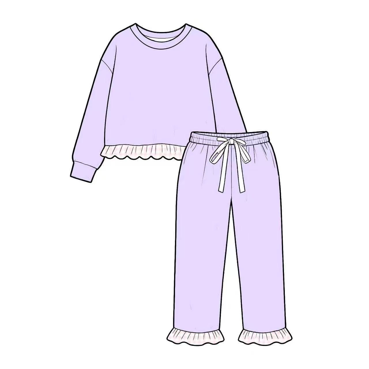 Pre order solid outfit girls clothing