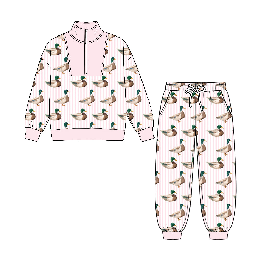 Pre order duck mallard pullover joggers outfit kids trending  product