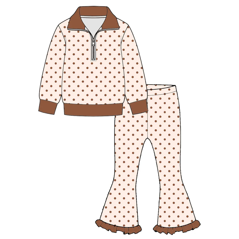 Pre order pullover ruffle belle pants outfit girls clothing