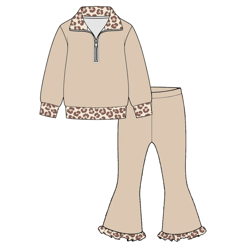 Pre order pullover ruffle belle pants outfit girls clothing