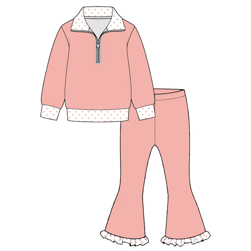 Pre order pullover ruffle belle pants outfit girls clothing