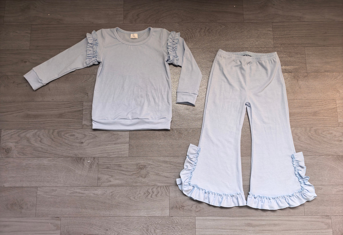 Pre order solid color cotton outfit