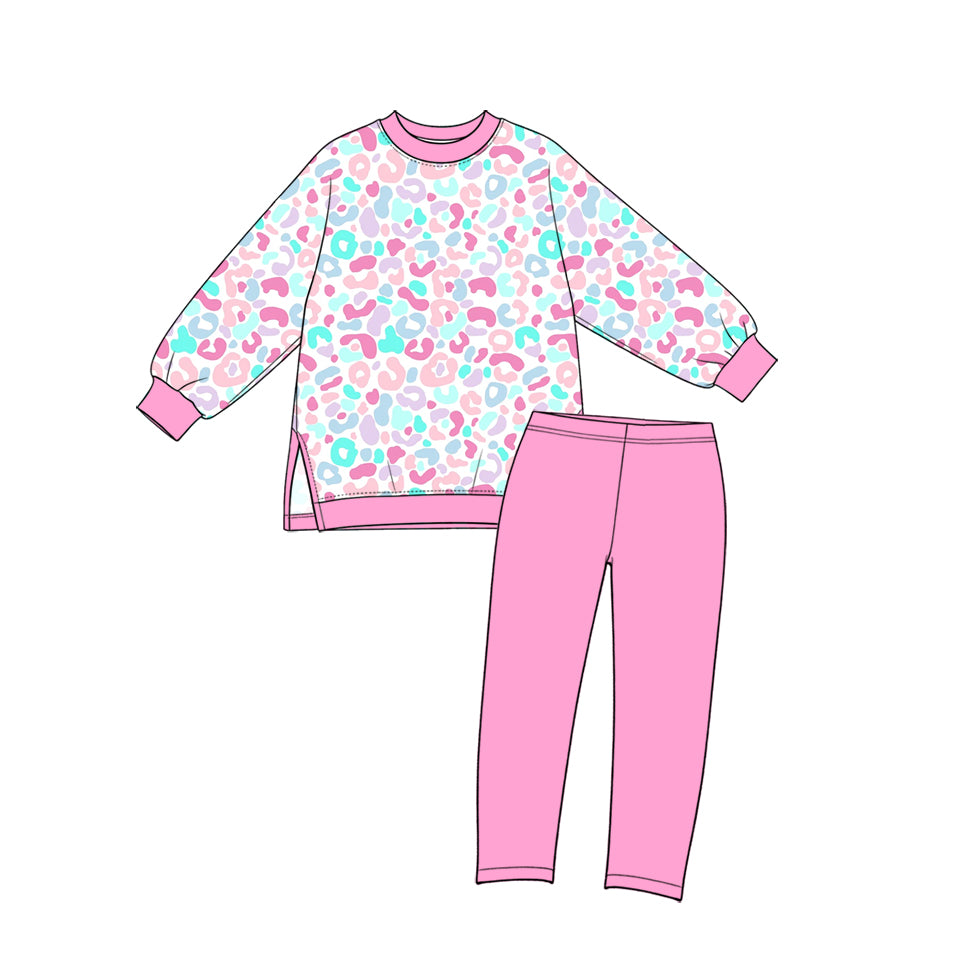 Pre order leopard shirt leggings outfit