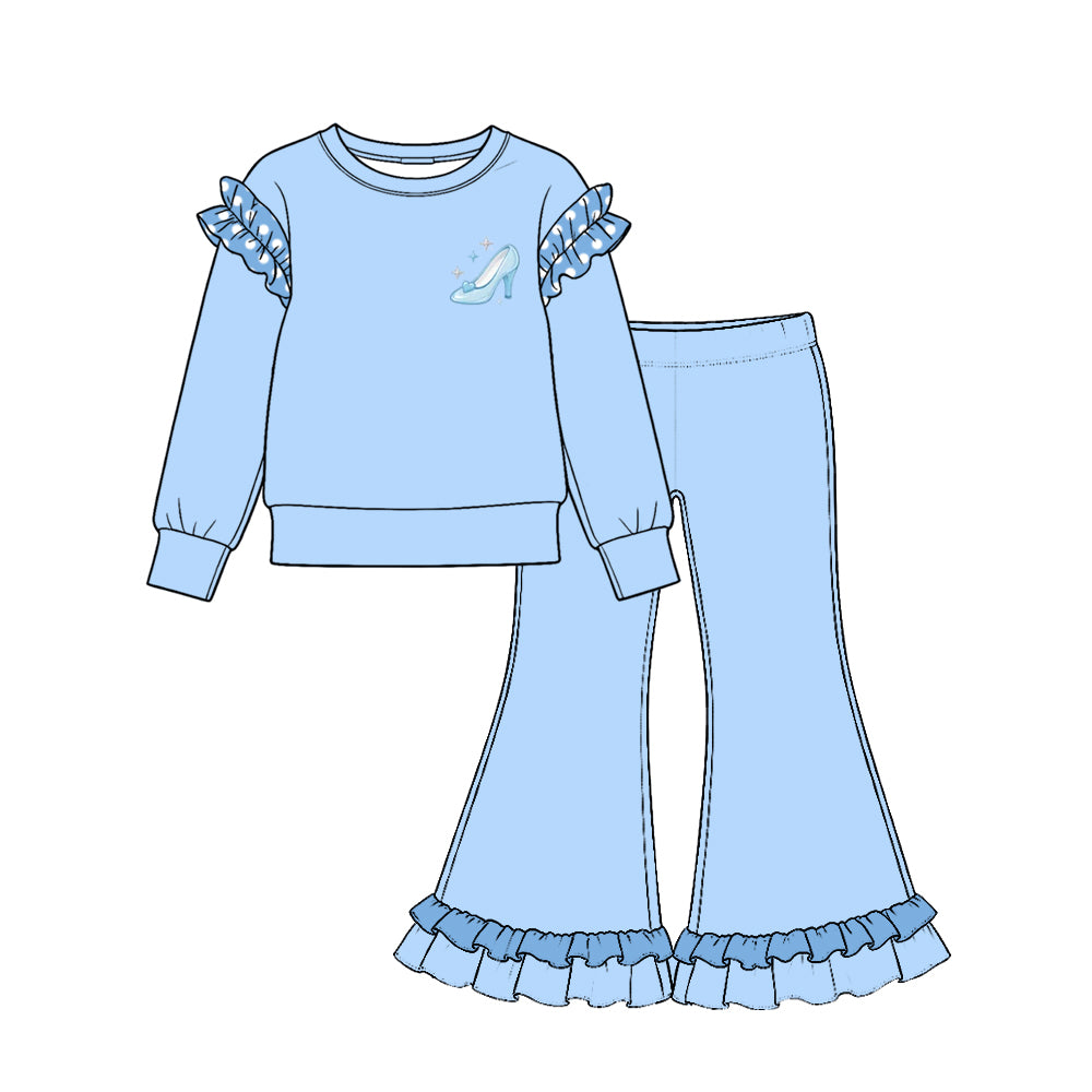Pre order solid color princess outfit girls clothing