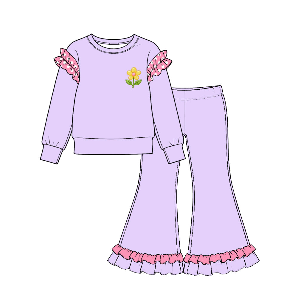 Pre order solid color princess outfit girls clothing
