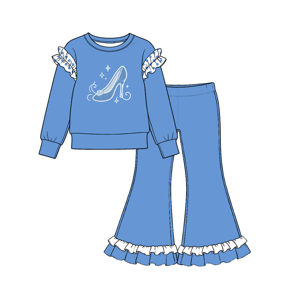 Pre order solid color princess outfit girls clothing